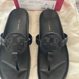 Tory Burch Perfect Black Leather Sandals